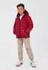 Minoti Winterjacke Jungen wattiert gesteppt mit Kapuze Rot Produktbild-Vorschau 2