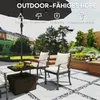 Outsunny 3 in 1 Sonnenschirmständer 80 kg befüllbar, Produktbild-Vorschau 7