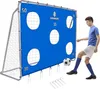 But de football avec mur de but 5 trous de tir 240 x 170 cm Voir les images du produit 1