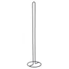A black metal toilet paper holder is shown against a white background. Voir les images du produit
