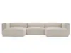 GrainGold Ecksofa U-Form Landi - Moderne Cord Ecksofa, Produktbild-Vorschau 4