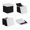 Pouf Relaxdays con vano portaoggetti, imbottito, Anteprima dell’immagine prodotto 6