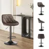 A collage of bar stools in a room setting and on a white background. Voir les images du produit