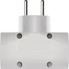 EMOS Douille double 2x ronde + 1x plate, blanc, P0023N Voir les images du produit 5
