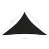 vidaXL Tenda da sole in tessuto Oxford Triangolare Anteprima dell’immagine prodotto 13