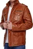 Tazzio Veste pour homme Veste en cuir Trench-coat 19706 Voir les images du produit 1