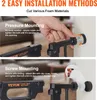 Two methods of installing a baby gate are shown: pressure mounting and screw mounting. Náhľad obrázku produktu