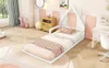 Sweiko 90x200cm Lit d'enfant, lit plat, forme maison, pin Voir les images du produit 18