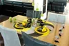 50 runde Tischsets braun Vlies Ø 34 cm Einweg Platzsets Produktbild-Vorschau 3