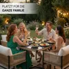 Gartenset Sitzgruppe Gartenmöbel Set Cube Essgruppe Rope Produktbild-Vorschau 3