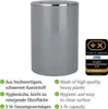 WENKO Abfall Eimer Inca grey 5 L Schwingdeckel Müll Produktbild-Vorschau 3