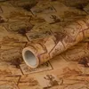 Geschenkpapier Paris, Braun, 0,70 x 10 m, Kraftpapier - Produktbild-Vorschau 1