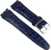 Minott Ersatzband Uhrenarmband Leder Band Dunkelblau Produktbild-Vorschau 1