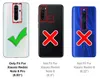 Three phone backs are shown, with one marked with a checkmark and two with X marks, indicating compatibility. Produktbild-Vorschau