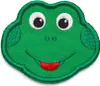Affenzahn Patches Schulranzen-Zubehör Klett Badge Frog grün Produktbild-Vorschau 1