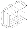 Wiata na drewno G21 WOH 682 - 302 x 119 cm, antracytowa Podgląd zdjęcia produktu 5