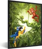 MuchoWow® MuchoWow® Gerahmtes Poster Wald - Tiere - Produktbild-Vorschau 1