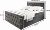 Masseno Boxspringbett FONDI 140x200 cm Komplett-Set mit Produktbild-Vorschau 6