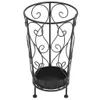 Regenschirmständer Vintage-Stil Metall 26 x 46 cm Schwarz , Produktbild-Vorschau 2