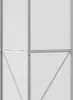 A close-up view of a greenhouse structure, showing the polycarbonate panels and aluminum frame. Produktbild-Vorschau