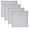 vidaXL Cuscino da giardino 4 pz. Grigio chiaro 45x45x2 cm Anteprima dell’immagine prodotto 9