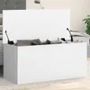 vidaXL Truhe Weiß 100x42x46 cm Holzwerkstoff Produktbild-Vorschau 1