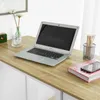 A desk with a laptop, books, and office supplies. Produktbild-Vorschau