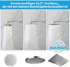 Brausearm, 40cm Edelstahl Quadratisch Wandarm Duscharm für Produktbild-Vorschau 4