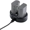 JJC Ladegerät für Sony NP-FW50 Akkus mit 2 Steckplätzen und Produktbild-Vorschau 2