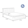 Polsterbett Elegantes Bett "ELVANO" mit hohem Kopfteil und Produktbild-Vorschau 3