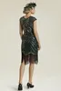 BABEYOND Damen Kleid voller Pailletten 20er Stil Runder Produktbild-Vorschau 2