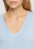 QS Damen 2162977 T-Shirt V-Neck, Hellblau, XL EU Produktbild-Vorschau 5