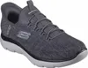 A single grey Skechers shoe is shown from a side angle on a white background. Náhled obrázku produktu
