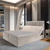 A bedroom scene featuring a boxspring bed. Produktbild-Vorschau