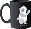 Mr. & Mrs. Panda Trinkbecher Badminton Trainerin - Schwarz Produktbild-Vorschau 2