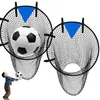 2 Stück Fußballtor Zielnetz, Fußball Tornetz, Tragbar Produktbild-Vorschau 1