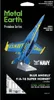 METAL EARTH 3D-Rätsel F,A-18 Super Hornet - Blaue Engel Produktbild-Vorschau 6