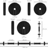 SPORTNOW 2-in-1 Hantel Set, 20 kg verstellbar Dumbbell Set Produktbild-Vorschau 3