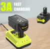 Chargeur rapide de rechange 18V pour batterie RYOBI One+ Voir les images du produit 2