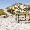 EVEBASE - Camping Set - Tisch - 2 Bänke - Bambus - Flex Produktbild-Vorschau 10