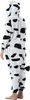 EKW Uni zvířecí Kigurumi overal Kráva bílá, černá S Náhled obrázku produktu 3