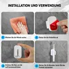 2er-Set Zahnbürstenhalter zur Wandmontage, wasserdichter Produktbild-Vorschau 5