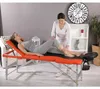 Aluminium 3 Zonen Massageliege Therapieliege Schwarz Orange Produktbild-Vorschau 11