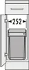 Hailo Abfallsammler 3650101 TA Swing A Tandem 2x 15 Liter Produktbild-Vorschau 5