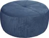 Casa Padrino Luxus Sitzhocker mit Falten H43 x 92 cm - Produktbild-Vorschau 1