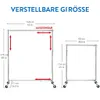 Diagram illustrating the adjustable dimensions of two clothes racks. Anteprima dell’immagine prodotto