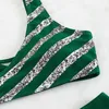ASKSA Damen Bikini Set Push Up Zweiteiliger Streifen High Produktbild-Vorschau 3
