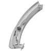 A silver-colored curved handle, likely for a washing machine or dryer, is shown against a white background. Produktbild-Vorschau