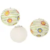 Papierlampions rund, Ø 13 cm, 6er-Set, weiss Produktbild-Vorschau 3