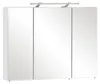 Spiegelschaaf Möbelpartner Dorina, 100 x 16 x 75 cm, wit, Productafbeelding-voorbeeld 2